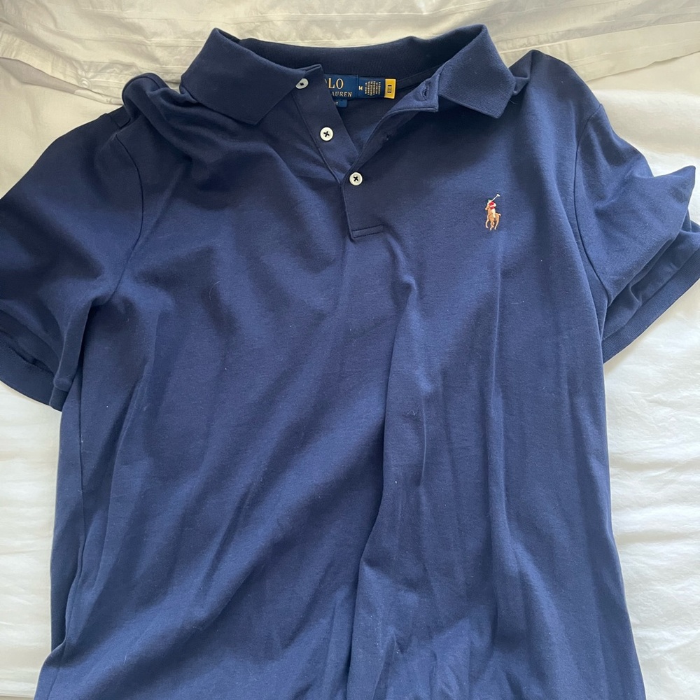 Polo by Ralph Lauren Men's Navy Blue Shirt